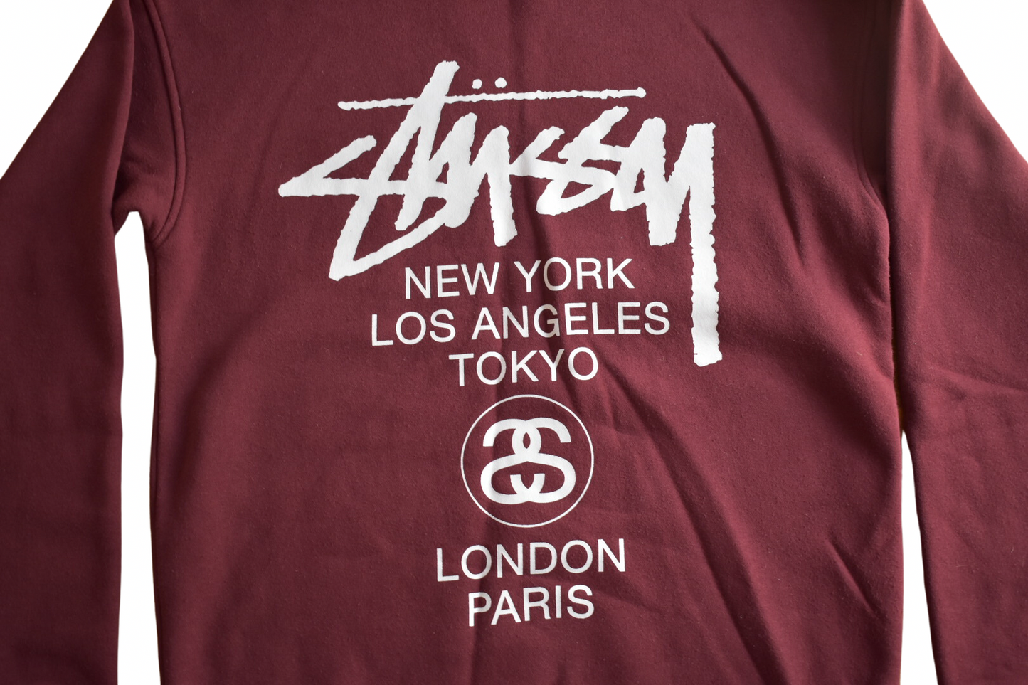 Stussy - New York, LA, Tokyo, London, Paris Crew Neck Sweatshirt