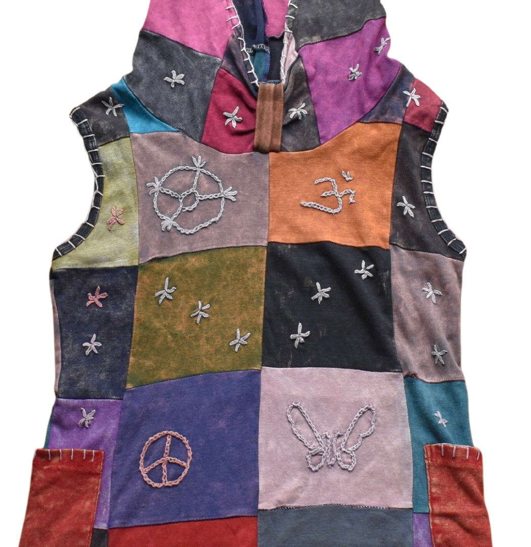 Tree Of Life Patchwork Singlet