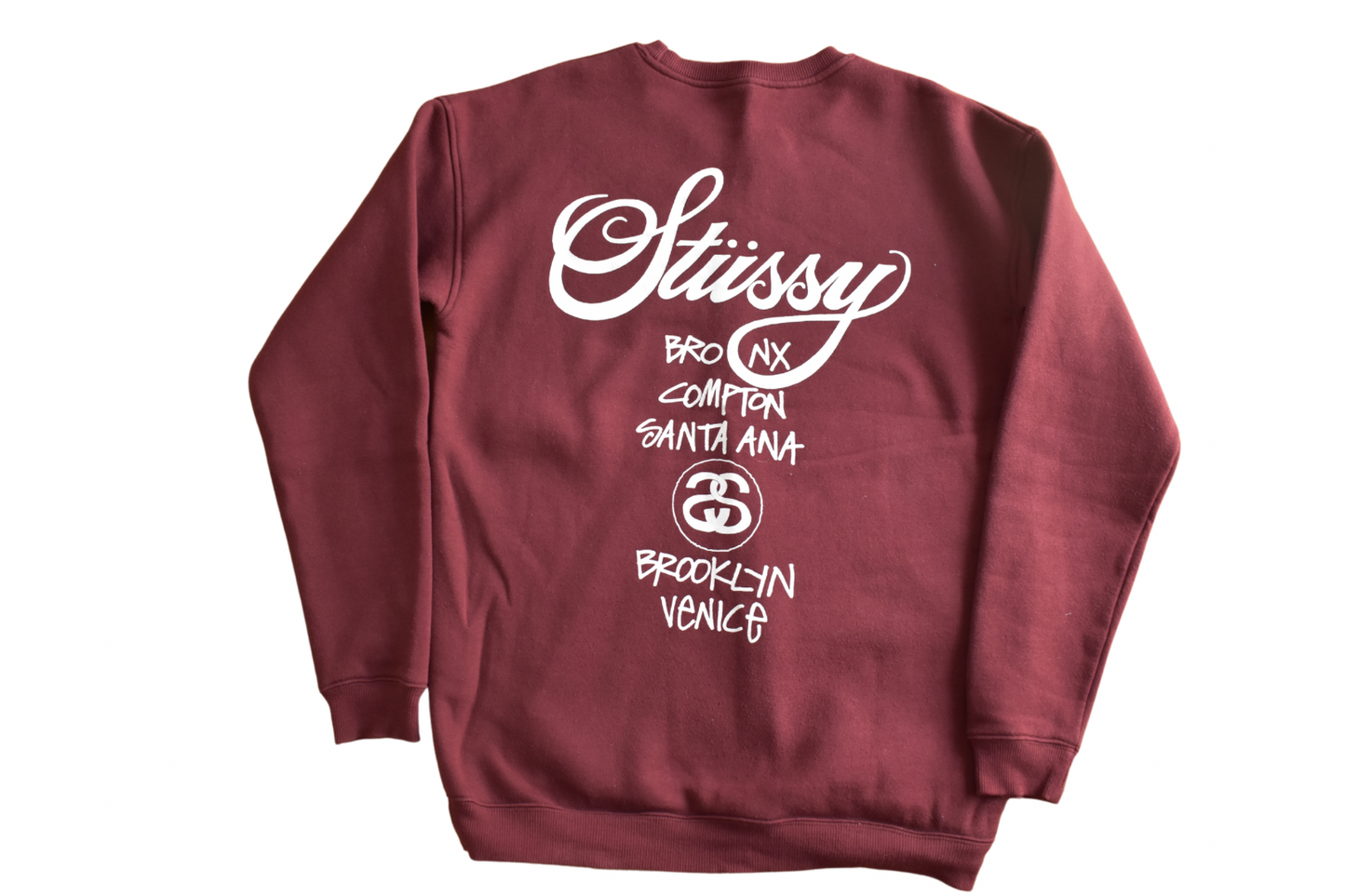 Stussy - New York, LA, Tokyo, London, Paris Crew Neck Sweatshirt
