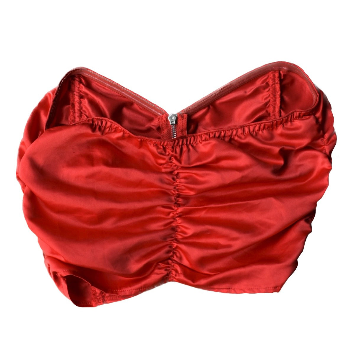 Red Zipper Top