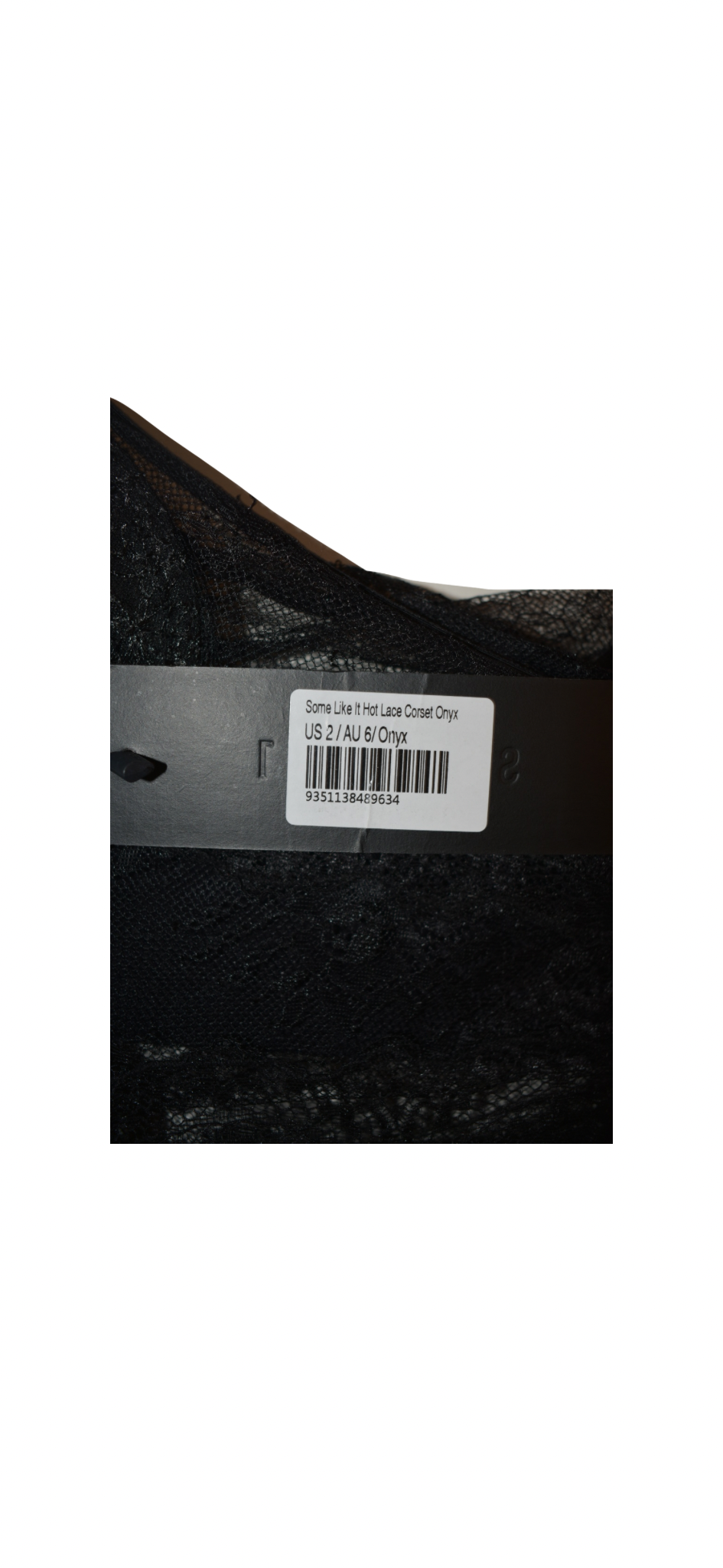 "Some Like it Hot Corset" - Onyx
