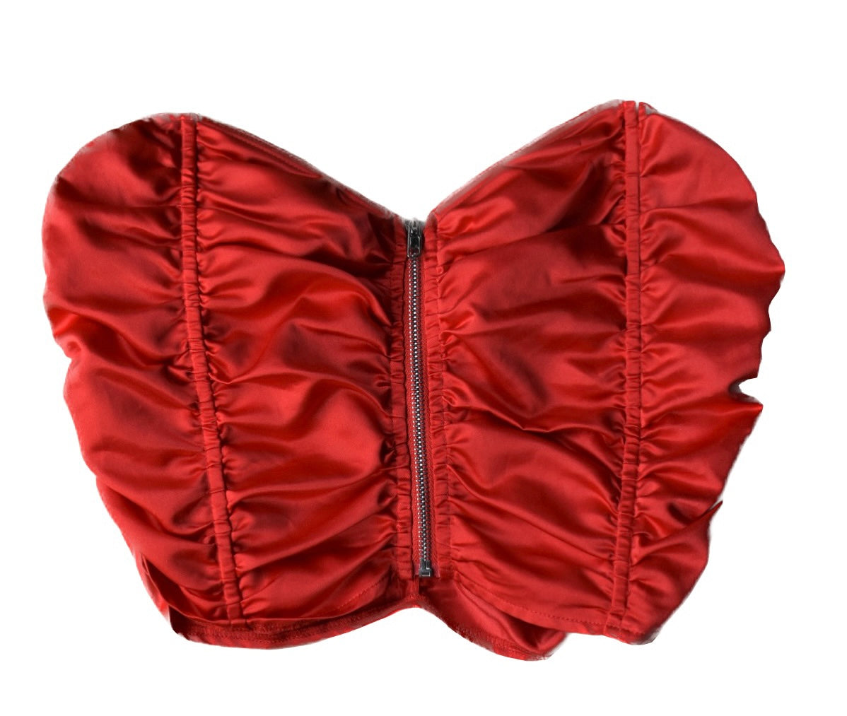 Red Zipper Top